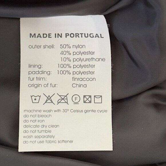 NEW Women MDC Doris Pfister Ski Puffer Jacket Cocoon Fur Fairy Coat Us 10 EU 40 - Picture 16 of 16